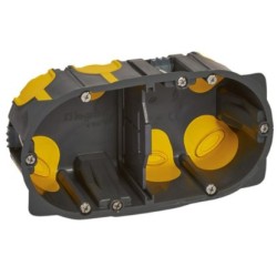 Legrand - Boîte d'encastrement multiposte Eco Batibox - 2 postes ou 4 à 5 modules - profondeur 50mm - Réf : 080032L