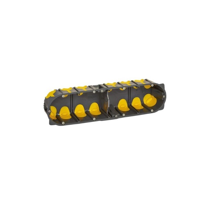 Legrand - Boîte d'encastrement multiposte Eco Batibox - 4 postes 8/10 modules - profondeur 50mm - Réf : 080034L