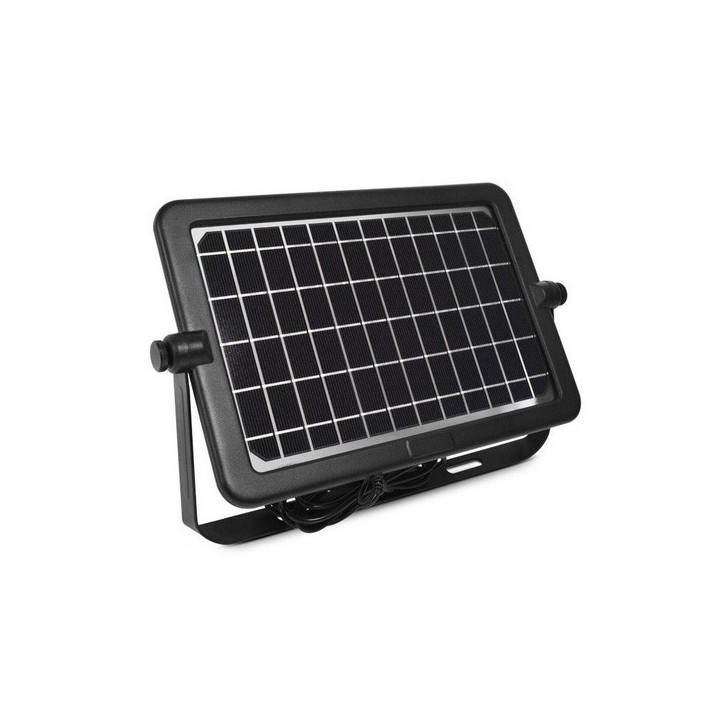 Miidex Lighting - Projecteur LED Solaire avec Détecteur 10W 4000K IP44 + Chargeur USB - Réf : 80802