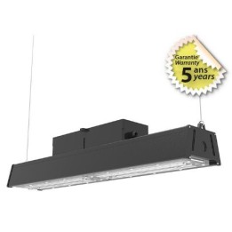 Miidex Lighting - Lampe industrielle LED Intégrées Noir 100W 4000K - Garantie 5 ans - Réf : 100903
