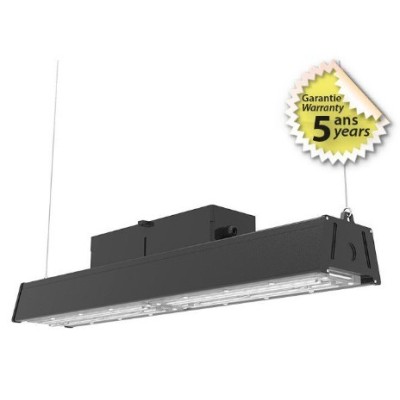 Miidex Lighting - Lampe industrielle LED Intégrées Noir 100W 4000K - Garantie 5 ans - Réf : 100903