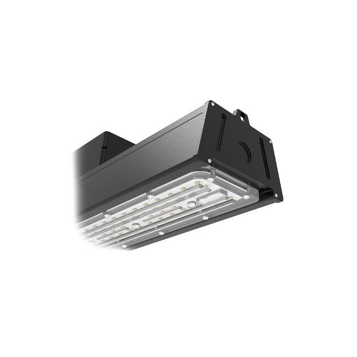 Miidex Lighting - Lampe industrielle LED Intégrées Noir 100W 4000K - Garantie 5 ans - Réf : 100903