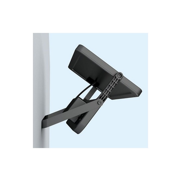 Miidex Lighting - Projecteur Exterieur LED Solaire Noir 8W 3000K IP65 + Détecteur IR + Télécommande - Réf : 100676