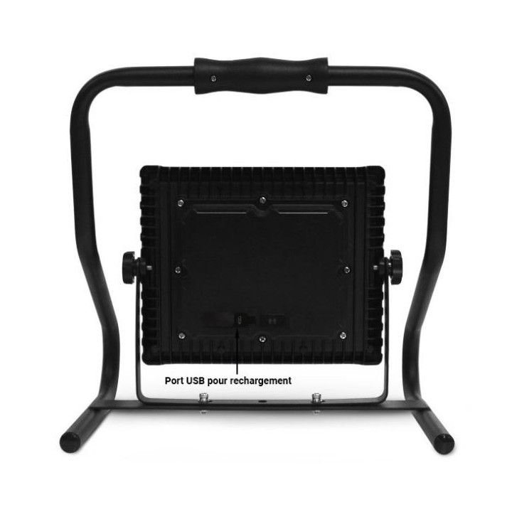 Miidex Lighting - Projecteur LED Portatif Orientable 10W 6000K - Réf : 100510