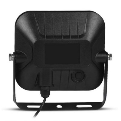 Miidex Lighting - Projecteur LED Solaire Asymétrique avec Détecteur IR 10W 3000K IP65 + Télécommande - Réf : 100751