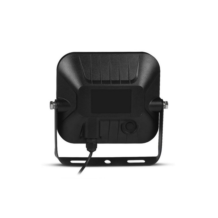 Miidex Lighting - Projecteur LED Solaire Asymétrique avec Détecteur IR 10W 3000K IP65 + Télécommande - Réf : 100751