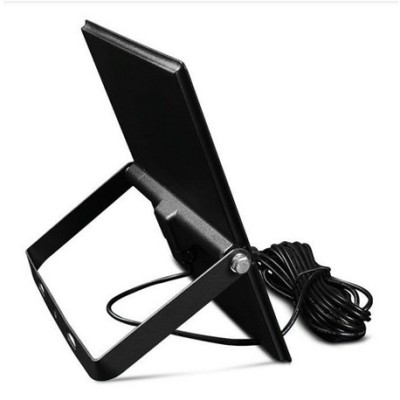 Miidex Lighting - Projecteur LED Solaire Asymétrique avec Détecteur IR 10W 3000K IP65 + Télécommande - Réf : 100751