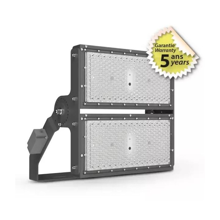 Miidex Lighting - Projecteur LED Haute Puissance 500W 3000K - Garantie 5 ans - Réf : 100922