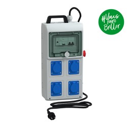 Schneider - Kaedra - Coffret de chantier 4 prises 16A NF avec cordon - Réf : PFR10102