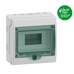 Schneider Mureva - Mini coffret étanche pour appareillage modulaire 195x200mm 8 Modules - Réf : 13959M
