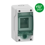 Schneider Mureva - Mini coffret étanche pour appareillage modulaire 80x150mm 3 Modules - Réf : 13956M