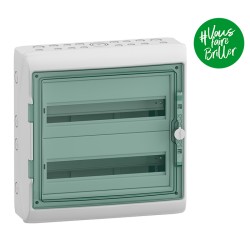Schneider Mureva - Coffret Etanche Mureva pour appareillage modulaire 448x460mm 2 rangées x 18 Modules - Réf : 13965M
