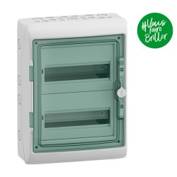 Schneider Mureva - Coffret Etanche Mureva coffret pour appareillage modulaire 340x460mm 2 rangées x 12 Modules Réf : 13964M