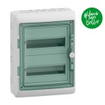 Schneider Mureva - Coffret Etanche Mureva coffret pour appareillage modulaire 340x460mm 2 rangées x 12 Modules Réf : 13964M