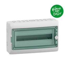 Schneider Mureva - Coffret étanche pour appareillage modulaire 448x200mm 1 rangée x 18 Modules - Réf: 13963M