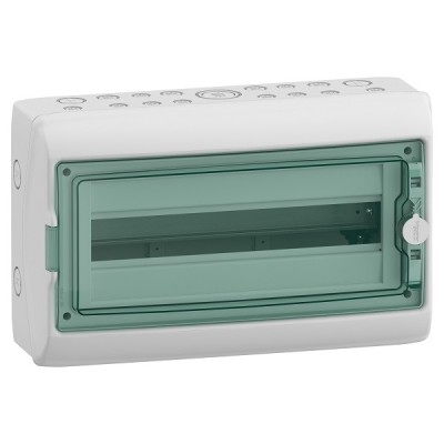 Schneider Mureva - Coffret étanche pour appareillage modulaire 448x200mm 1 rangée x 18 Modules - Réf : 13963M