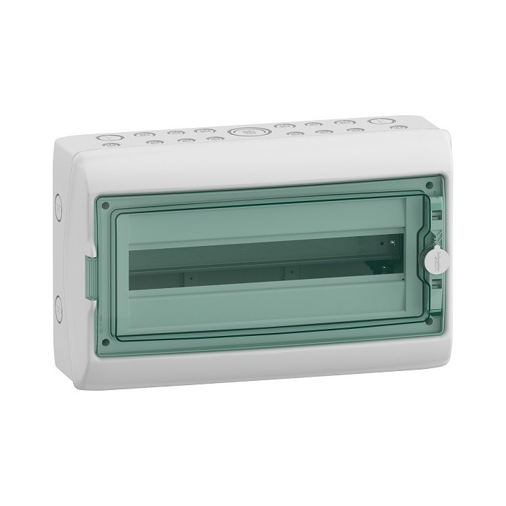 Schneider Mureva - Coffret étanche pour appareillage modulaire 448x200mm 1 rangée x 18 Modules - Réf : 13963M
