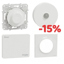 Schneider - Wiser - Kit connecté pour démarrage pour éclairage - Automatisation - Réf : CCT801312