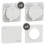 Schneider - Wiser - Kit connecté pour démarrage volets roulants programmables - Centralisation commande - Réf : S670131
