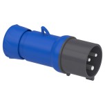 Schneider Mureva - fiche mobile industrielle droite 32 A - 2P+T - 200..250 V CA - IP44 - Réf : PKE32M423
