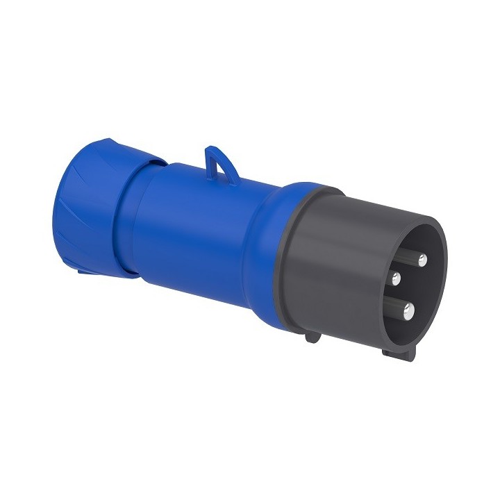 Schneider Mureva - fiche mobile industrielle droite 32 A - 2P+T - 200..250 V CA - IP44 - Réf : PKE32M423