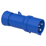 Schneider Mureva - Fiche mobile industrielle droite - 32 A - 2P+T - 200-250 V CA - IP44 - Réf : PKX32M423