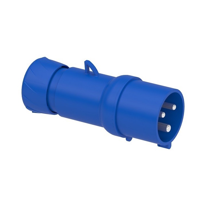 Schneider Mureva - Fiche mobile industrielle droite - 32 A - 2P+T - 200-250 V CA - IP44 - Réf : PKX32M423