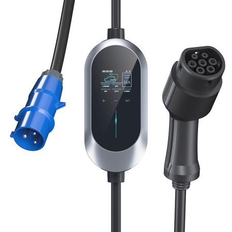 Krisane - Borne de recharge pour véhicule électrique - 7Kw - 32A -réf : KRI732T2F