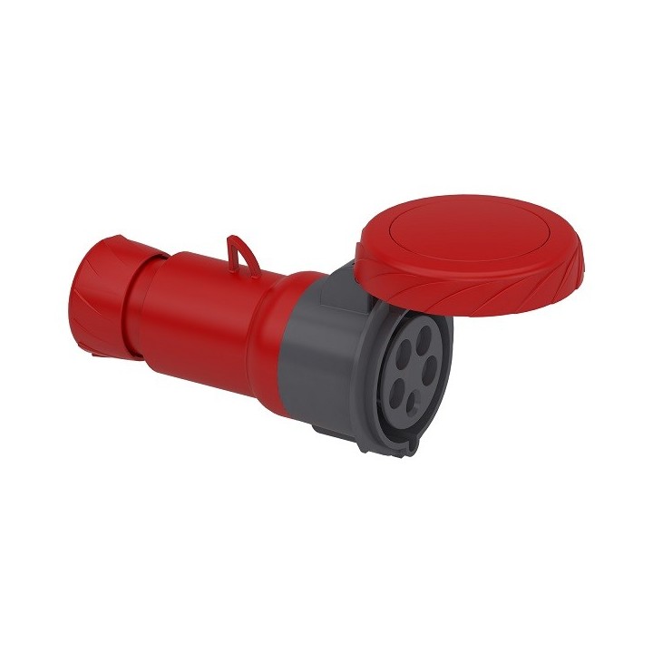 Schneider Mureva - Prise mobile industrielle - 32 A - 3P+N+T - 380..415 V CA - Connexion vis - IP 67 - Réf : PKF32M735