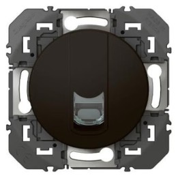Legrand - Prise blindée RJ45 cat6 STP dooxie finition noir mat - Réf : 600575