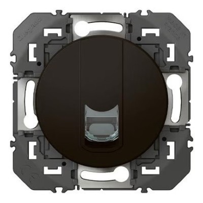 Legrand - Prise blindée RJ45 cat6 STP dooxie finition noir mat - Réf : 600575