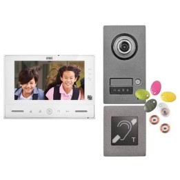 Yokis - Kit interphone vidéo couleur 7’’ mains-libres à  mémoire 1 appel - Réf : 1723/71ERP