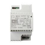 Urmet - Alimentation régulée pour ventouses - gâches - serrures - 12 Vcc - 2 A - Réf :  AL12/2DIN