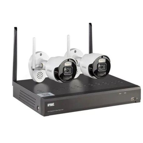 Urmet - Kit NVR WiFi 8 canaux - Caméra IP66 pour usage intérieur et extérieur - Réf : 1098/800