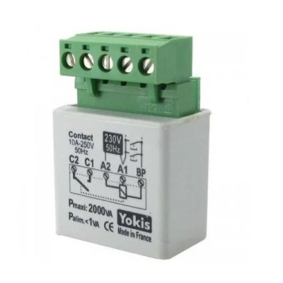 Yokis - Micro-module minuterie encastré - 2000W - Réf : MTM2000E