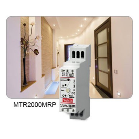Yokis - Télérupteur Temporisé Modulaire RADIO 2000W - Code article : 5454464 - Réf : MTR2000MRP