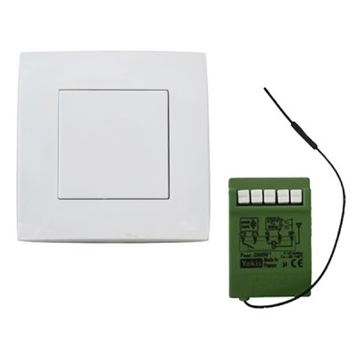 Yokis - Kit radio SAP Power simple allumage comprenant 1 télérupteur + 1 interrupteur - Réf : KITRADIOSAP