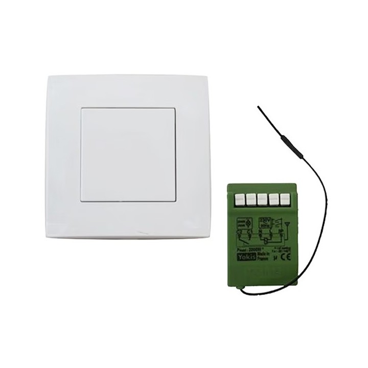 Yokis - Kit radio SAP Power simple allumage comprenant 1 télérupteur + 1 interrupteur - Réf : KITRADIOSAP