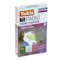 Yokis - Kit radio volet roulant 1 micro-module volet roulant et 1 télécommande - Réf : KITRADIOVRP