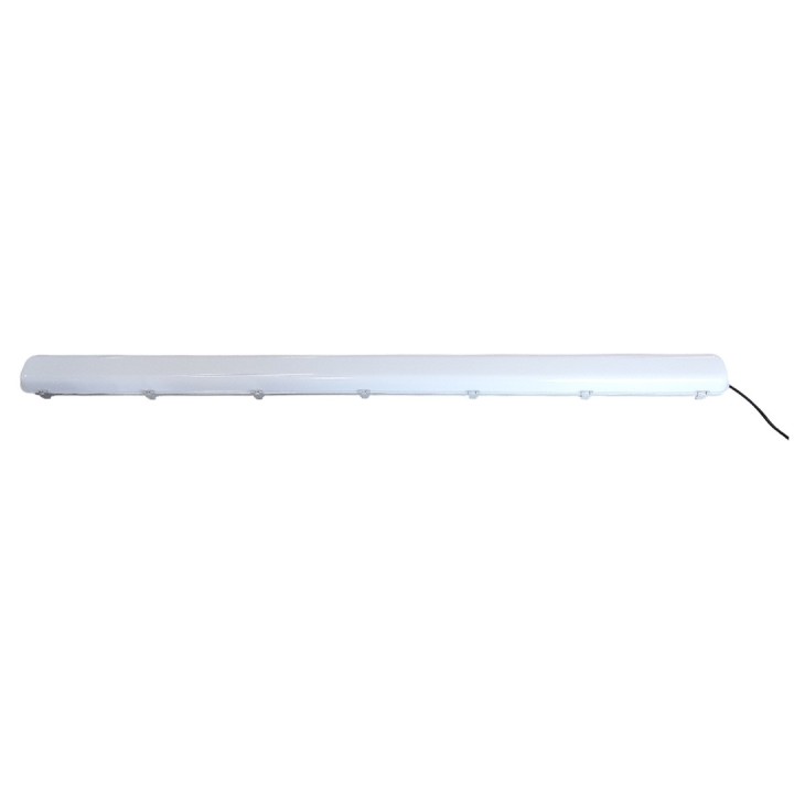 Krisane - Réglette LED étanche blanche - 4000°K - IP65 - 50W - 1560x95x72mm - Réf : KRI28619
