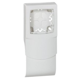 Legrand - Cadre Appareillage saillie 1 poste pose le long des plinthes DLPlus épaisseur 20mm - blanc - Réf : 031450