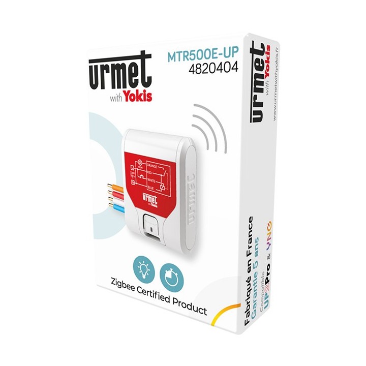 Yokis - Télérupteur temporisable 2A 250VA 500W micro-module encastré Zigbee - Réf : MTR500E-UP