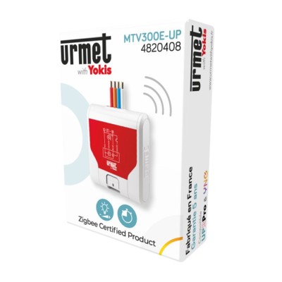 Yokis - Télévariateur temporisable 1.3A 125VA 300W micro-module encastré Zigbee - Réf : MTV300E-UP