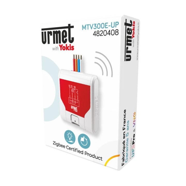 Yokis - Télévariateur temporisable 1.3A 125VA 300W micro-module encastré Zigbee - Réf : MTV300E-UP