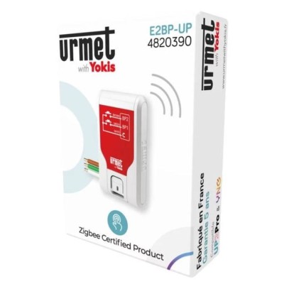 Yokis - Emetteur encastrable - 2 canaux - Radio Zigbee - Réf : E2BP-UP