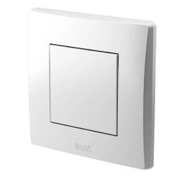 Yokis - Télécommande murale multifonction TLM1-UP - 1 touche - Zigbee 3.0 - Blanc - Réf : TLM1-UP