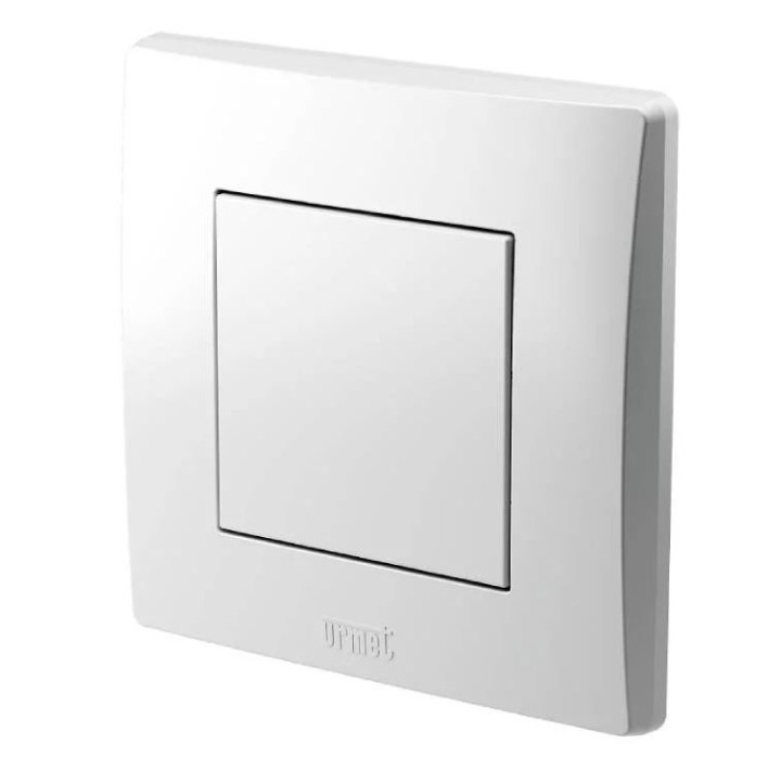 Yokis - Télécommande murale multifonction TLM1-UP - 1 touche - Zigbee 3.0 - Blanc - Réf : TLM1-UP