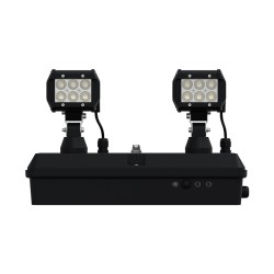 Schneider - Bloc phare anti panique pour bâtiments grande hauteur - LED 2 x 1200lm - IP65 - Réf : OVA48020