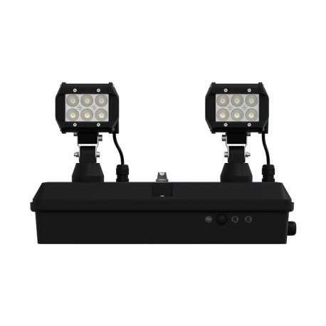 Schneider - Bloc phare anti panique pour bâtiments grande hauteur - LED 2 x 1200lm - IP65 - Réf : OVA48020