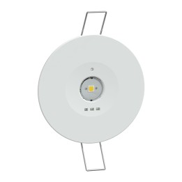 Schneider - Exiway Smartbeam - Bloc d'ambiance encastré SATI 550lm - 1h - IP42 - IK04 - Réf : OVA59303